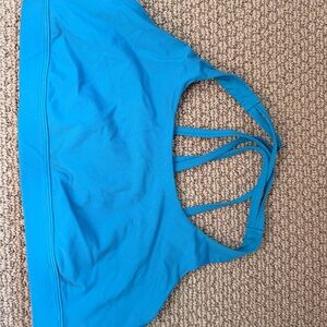 lululemon athletica Vibrant Blue Strappy Sports Bra